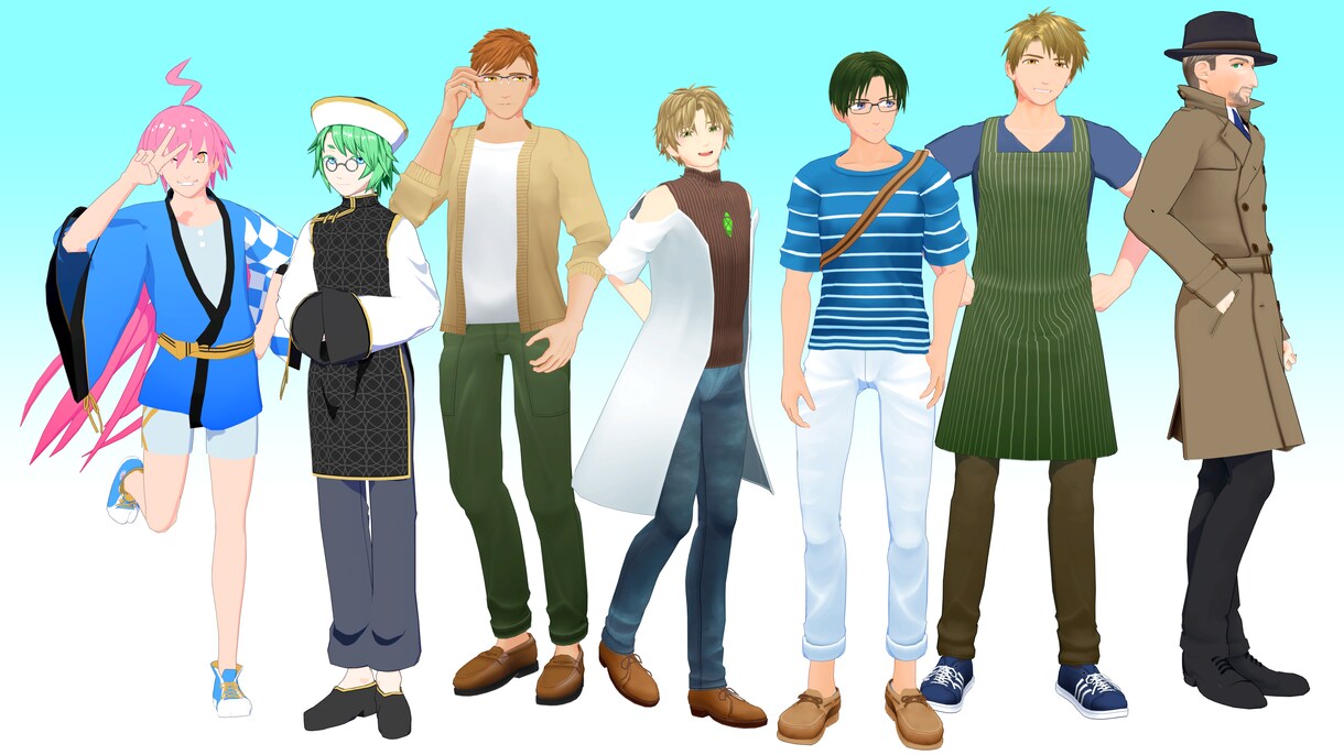 Vtuber、VRChatアバターモデル製作します Unityでのセットアップもサポート！VRMにも対応！ イメージ2