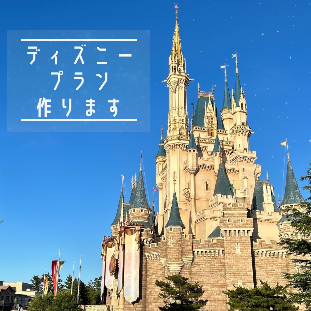 東京ディズニーリゾートプラン作ります オーダーメイド東京ディズニー完全攻略プラン イメージ1