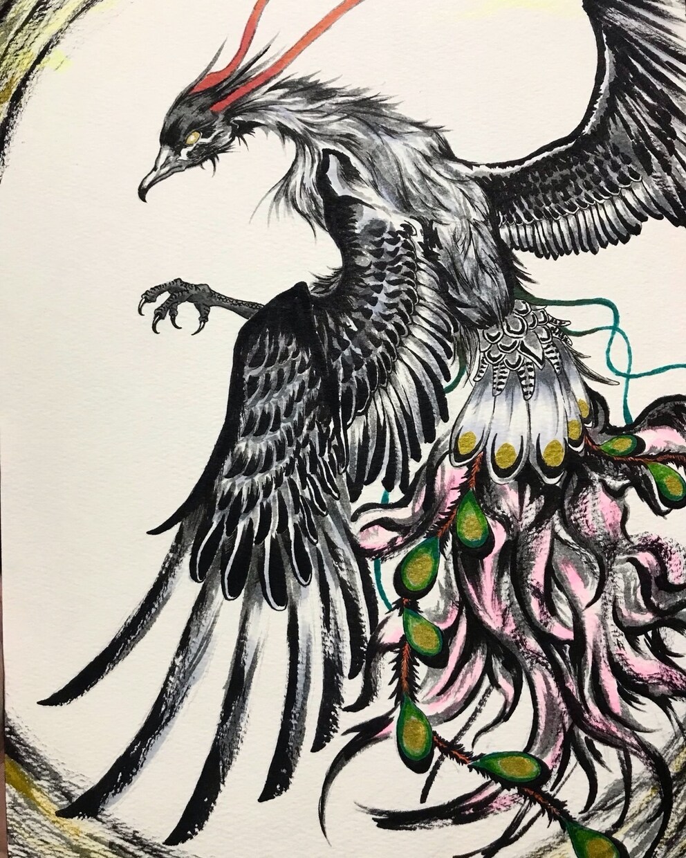 墨絵 躍動感溢れる【動物】を描きます ◇商用利用・著作権譲渡◎／目を引く和風墨絵イラスト イメージ2