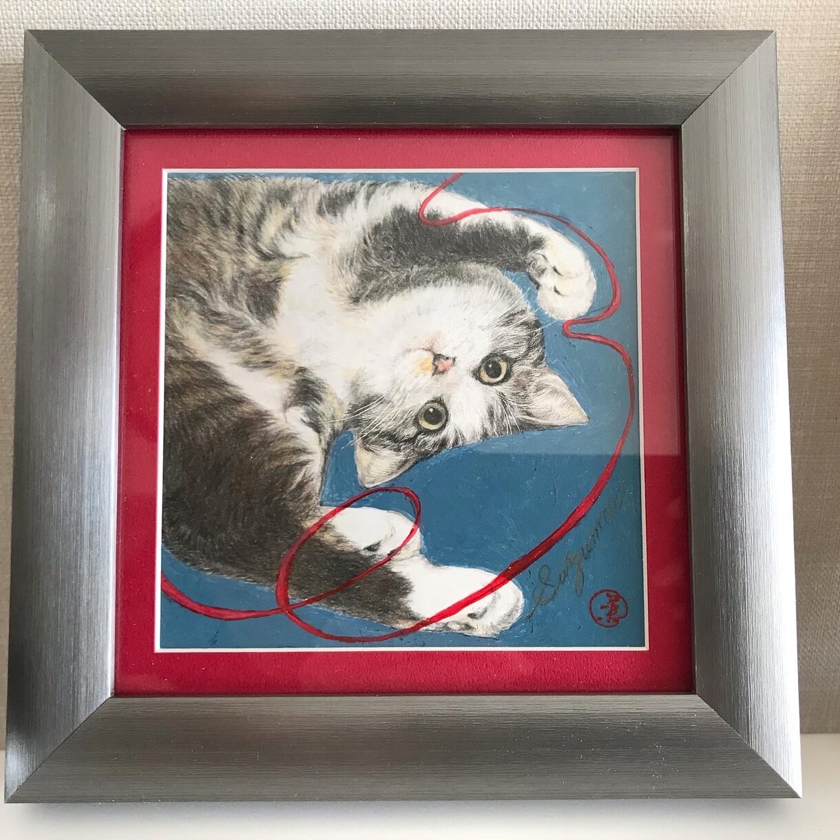 大切なペットをリアルで優しい絵画にいたします 動物を愛する作者が毛の一本一本まで愛情たっぷりに仕上げます。 イメージ4