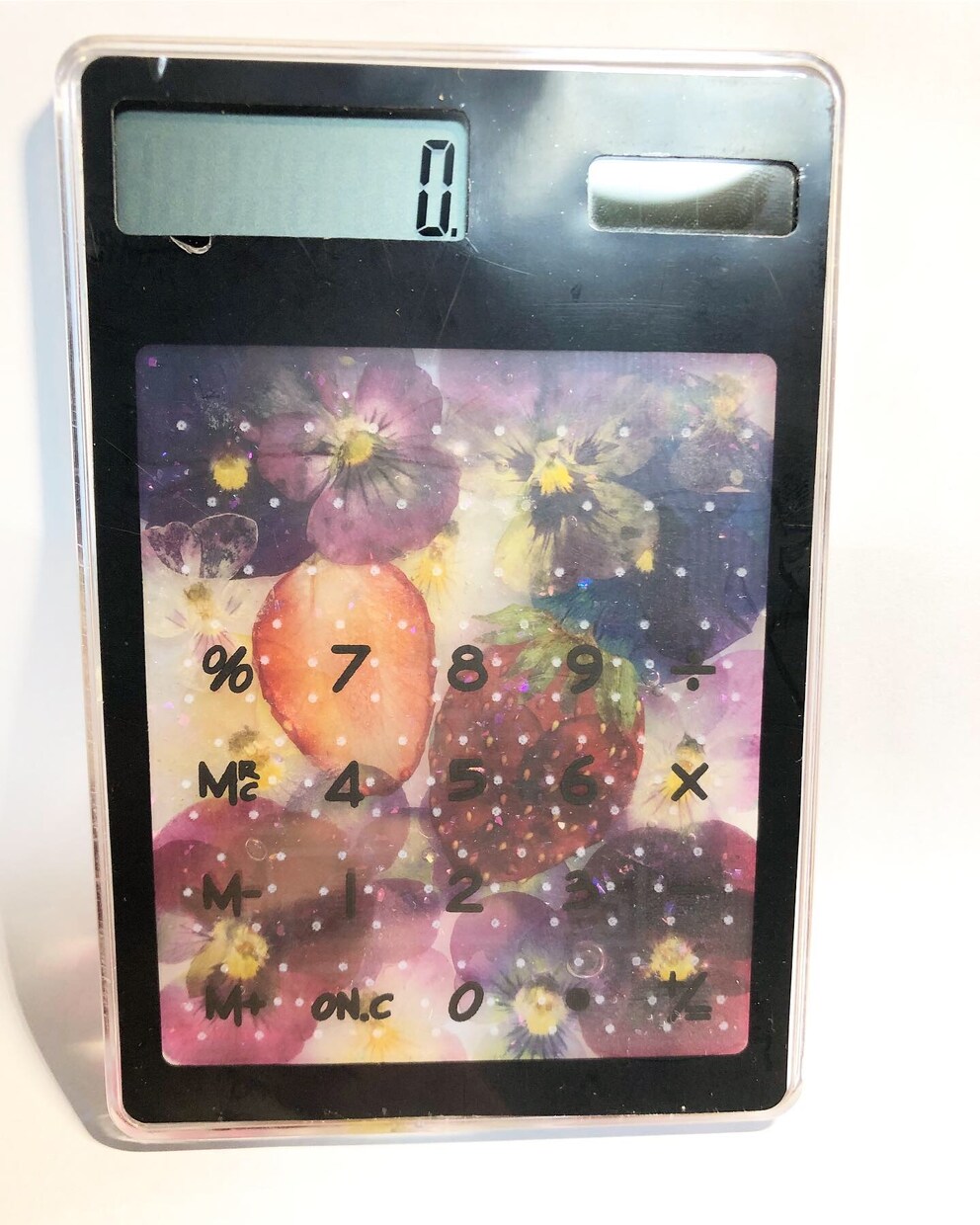 フルーツ電卓作ります ソーラータイプの電卓をフルーツやお花たっぷりに❤️ イメージ4