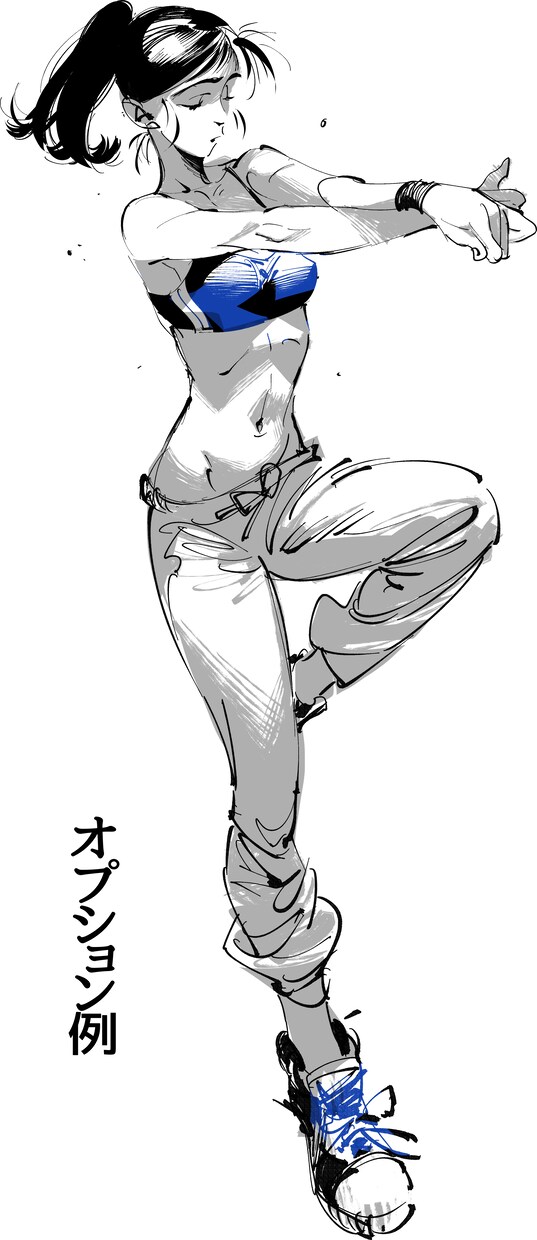 ラフでクールなモノクロイラストお描きします 大人な雰囲気、乾いたエネルギッシュさが欲しい方へ。 イメージ8