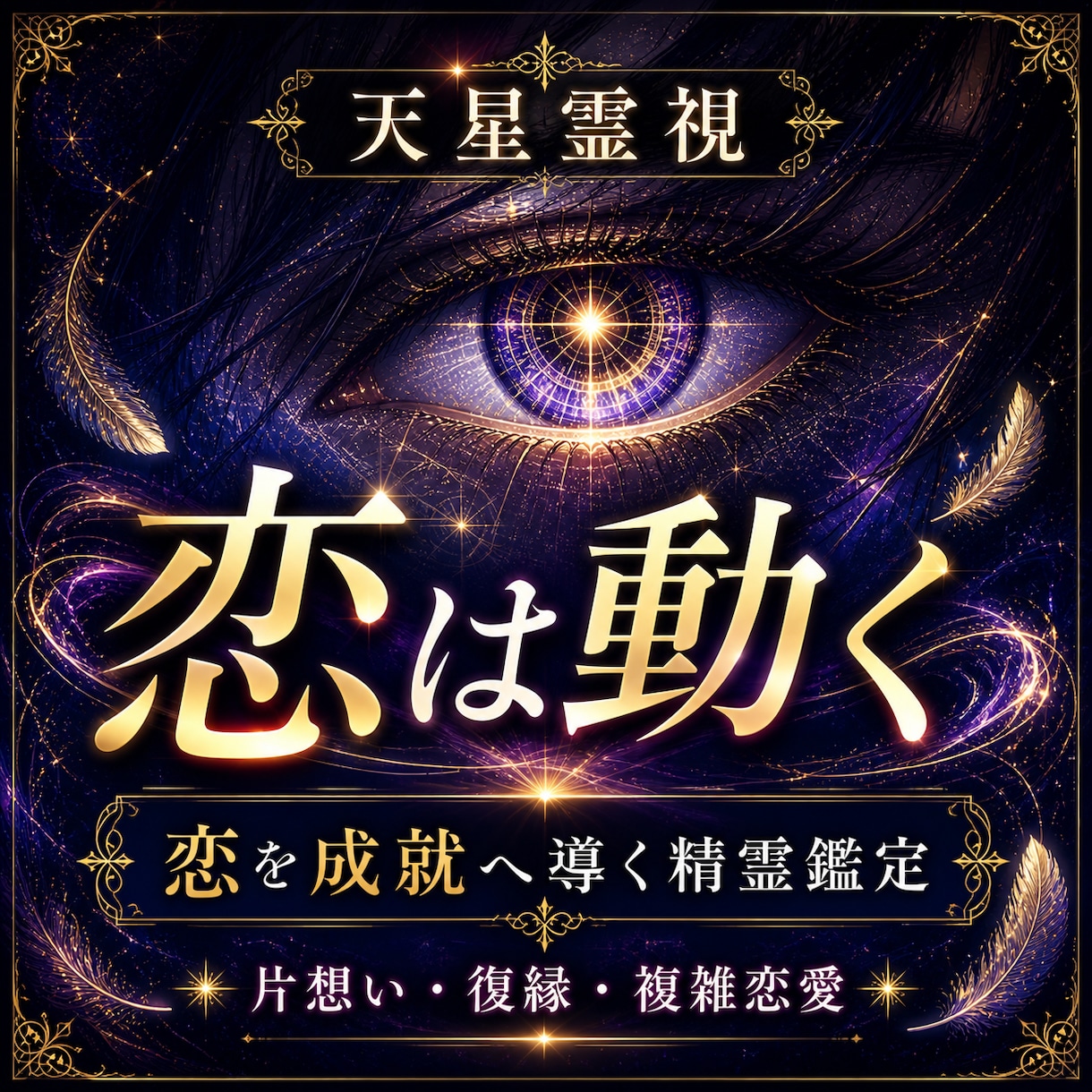 天星霊視で愛しいあの人との恋愛を成就へと導きます 片想い、復縁、複雑恋愛、どんな状況からでも幸せな運命へ イメージ1