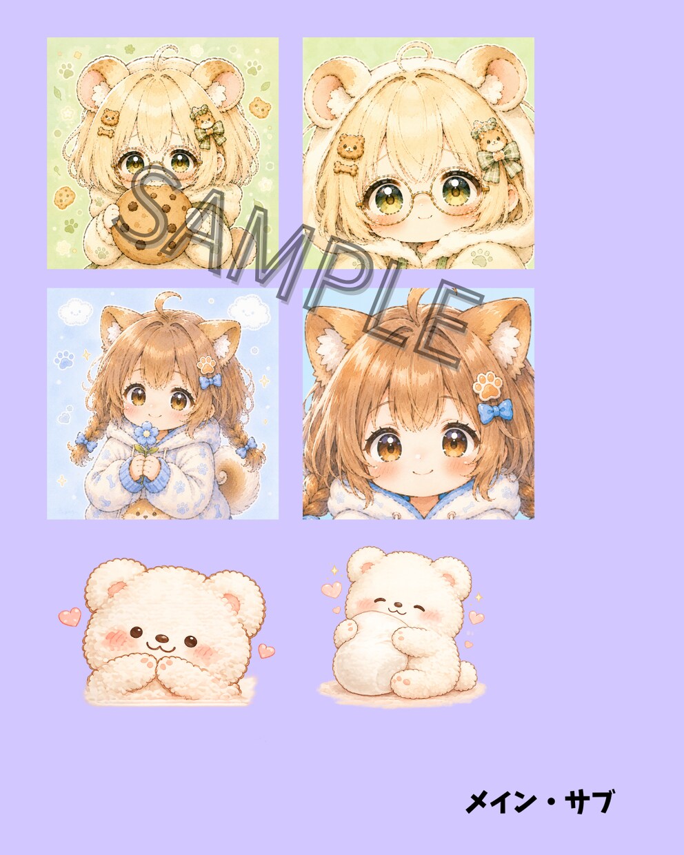 ゆるかわオリジナルLINEスタンプを制作します オリジナルLINEスタンプを心を込めて制作します。 イメージ8
