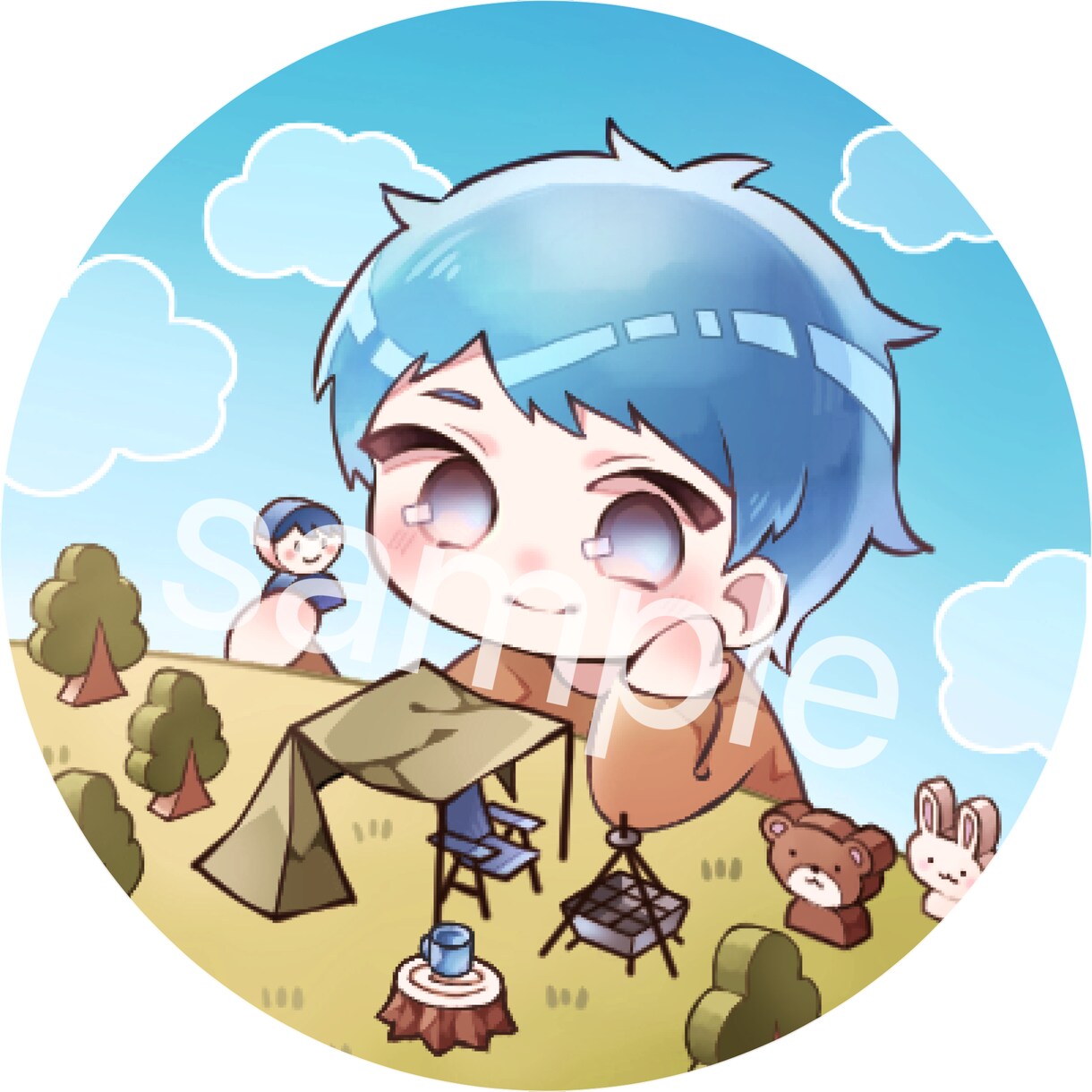 男の子も女の子も動物も！可愛いキャラ描きます アイコンにしたときにも綺麗に見える塗りや構図を意識します。 イメージ4