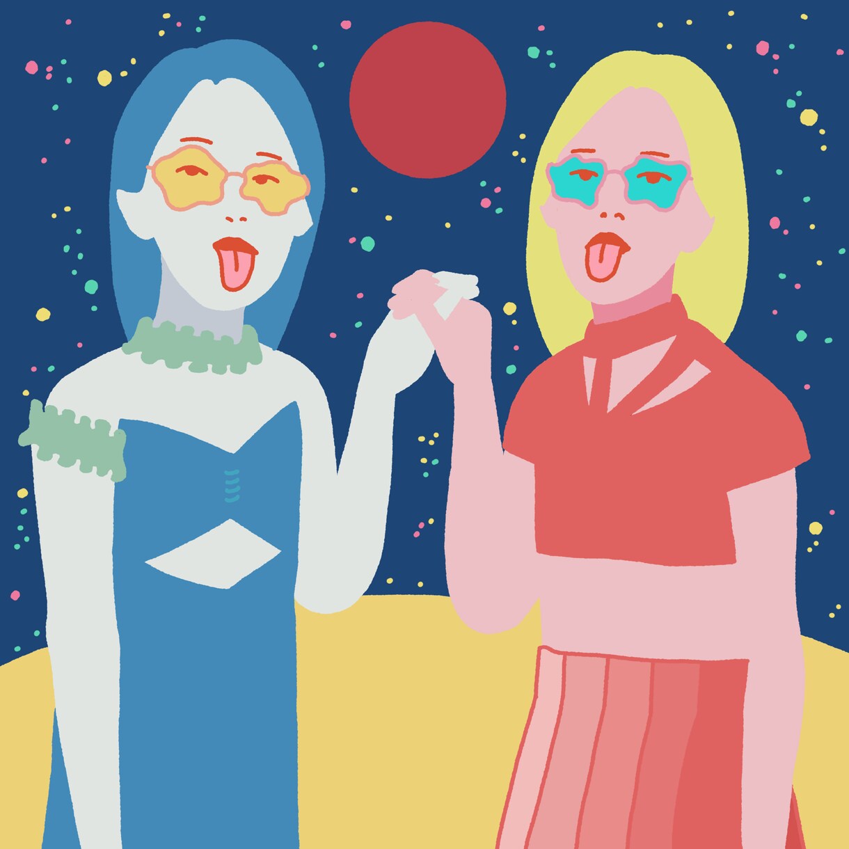 あなたの好きを凝縮したカラフルな絵を描きます 指定された写真(著作権フリー)を元にカラフルな絵を描きます イメージ4