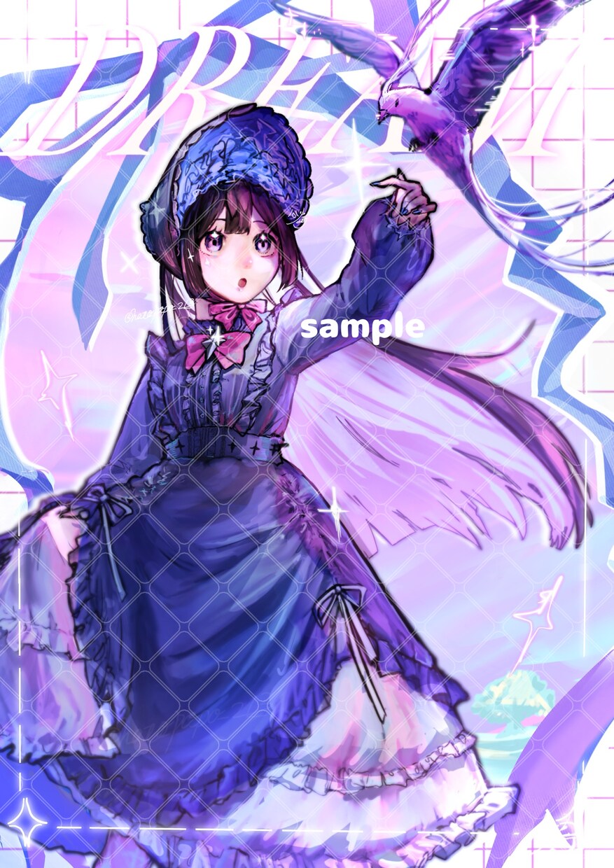 目を引く色鮮やかなイラストを描きます アイコンやサムネに！厚塗りできらきらかわいいイラストです イメージ5