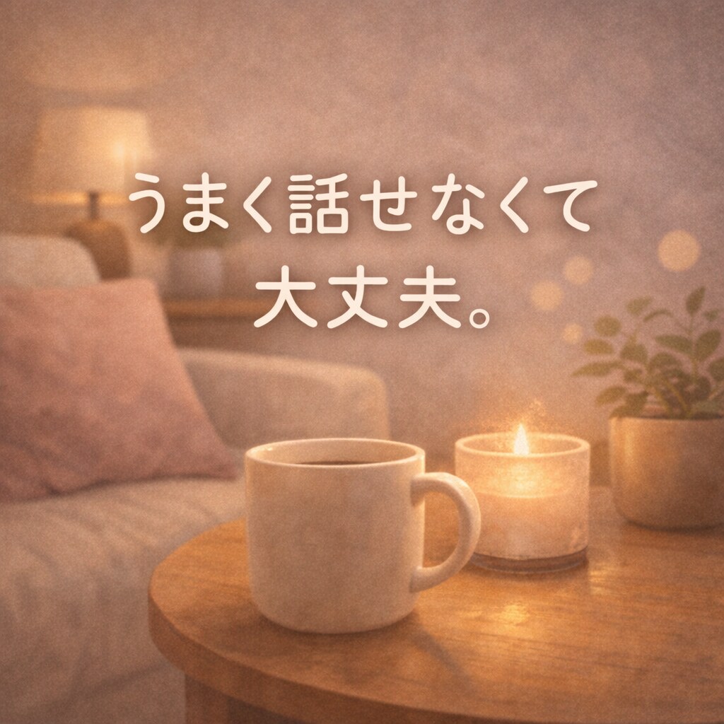 人には言いたくない本音ここで話せます 否定しません。そのまま話して大丈夫。 イメージ2