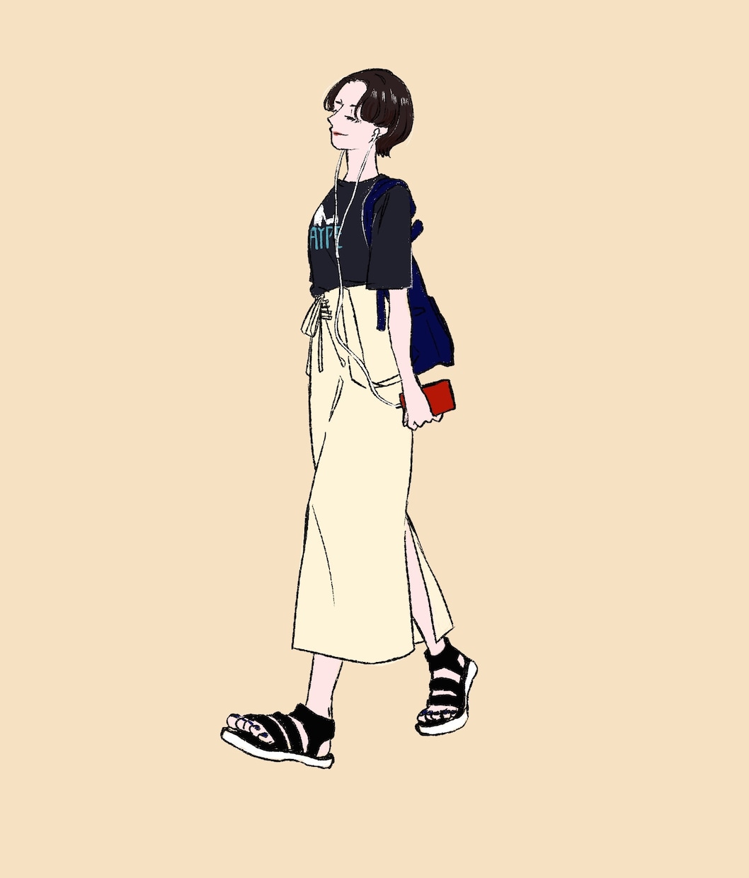 スタイリッシュな全身アイコン作成致します あなたの雰囲気に合わせた私服コーデのイラストを作成します！ イメージ4