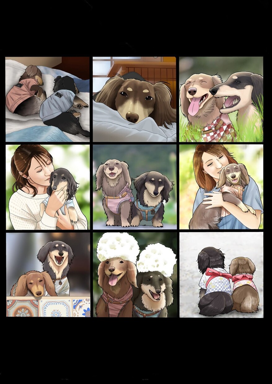ペットのイラストます 大切なご家族を描かせて頂きます イメージ5