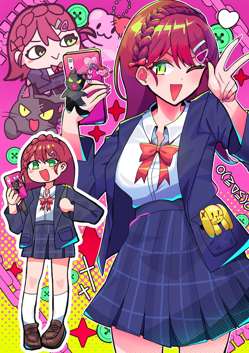 SNS・配信用に使えるかわいいアイコン描きます オリキャラ・立ち絵・一枚絵対応◎丁寧に制作します イメージ5