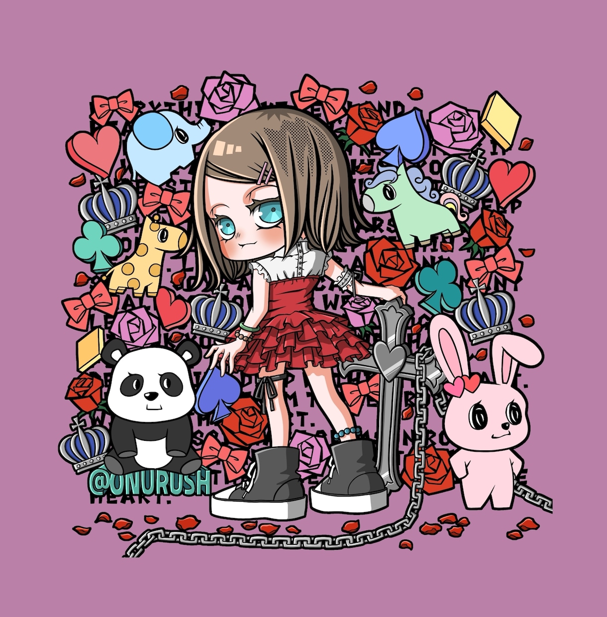 アイコン、サムネ、立ち絵等、様々なイラスト描きます SNS、Vtuberさん、ヘッダー、動画・配信、各種活動用◎ イメージ1