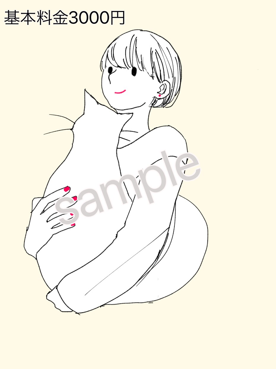 似顔絵・アイコン描きます シンプル似顔絵描きます(*^^*) イメージ4