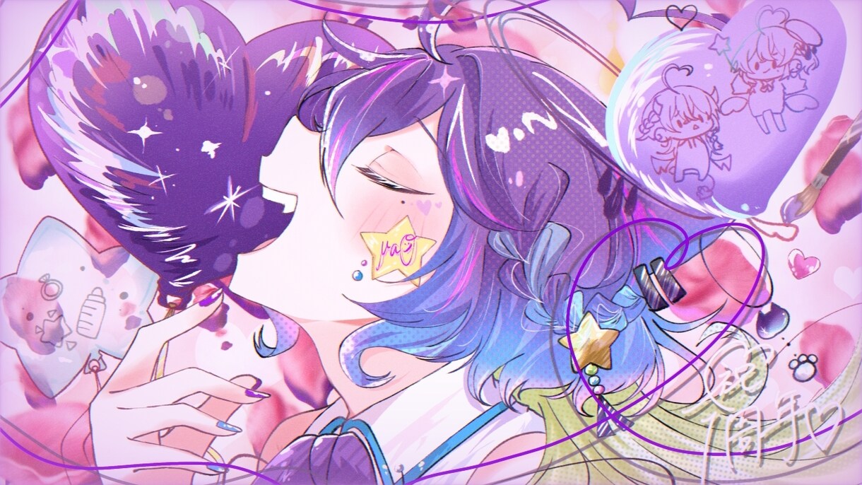 歌みたや1枚絵のイラスト描かせていただきます 歌みたや1枚絵のイラストをお手軽にご依頼してみませんか？ イメージ7