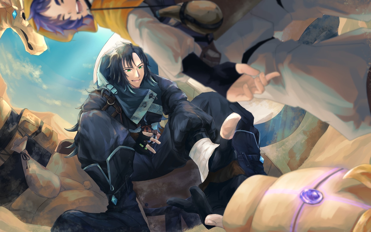 美麗なイラスト作成・豪華なキャラデザ承ります 描き込み量の多いイラストをご希望の方はぜひ！ イメージ7