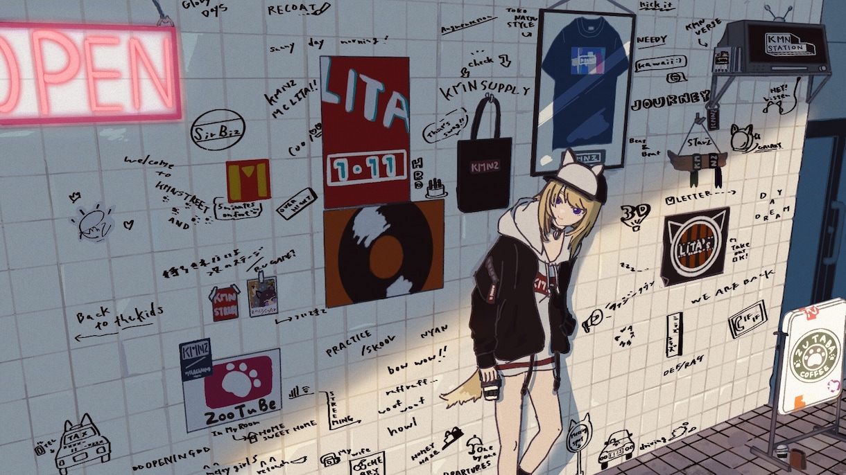 ストーリーを感じる一枚絵/MVイラストを制作します あなたの表現したい物語をイラストで描きます イメージ1