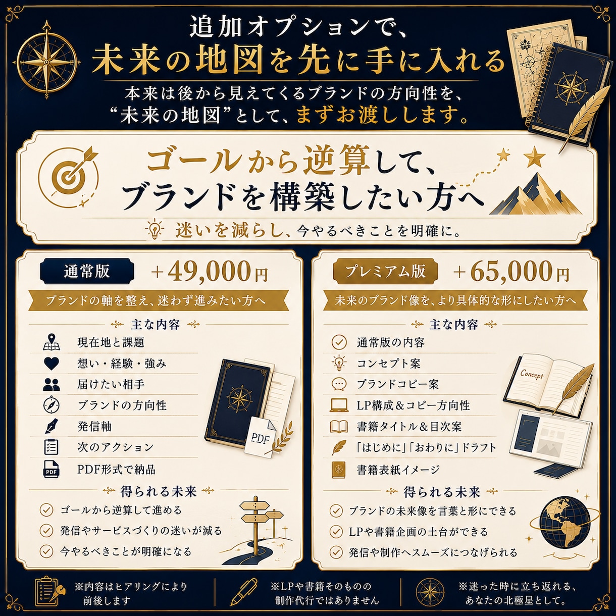 リピーター様限定|ブランドの迷い90分で整理します ブランドの定期点検・見直しに|インタビューでの利用も可能です イメージ2