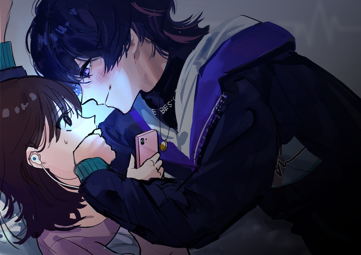 ヤンデレ好き必見！美麗病み男子イラスト描きます 貴方だけの理想のイラストを高クオリティに仕上げます イメージ4