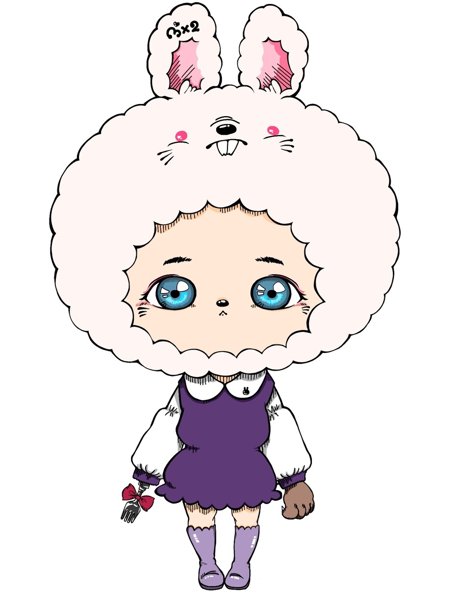 あなただけのポップなキメラ女子アイコン描きます マンネリ化したアイコンに革命を！ イメージ3
