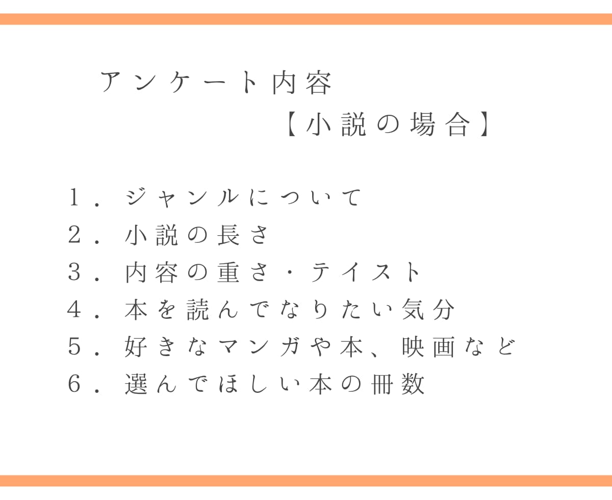 年間200冊読む本好きが、ぴったりの本を選びます 読書が苦手でも大丈夫！【丁寧なヒアリングの選書サービス】 イメージ4