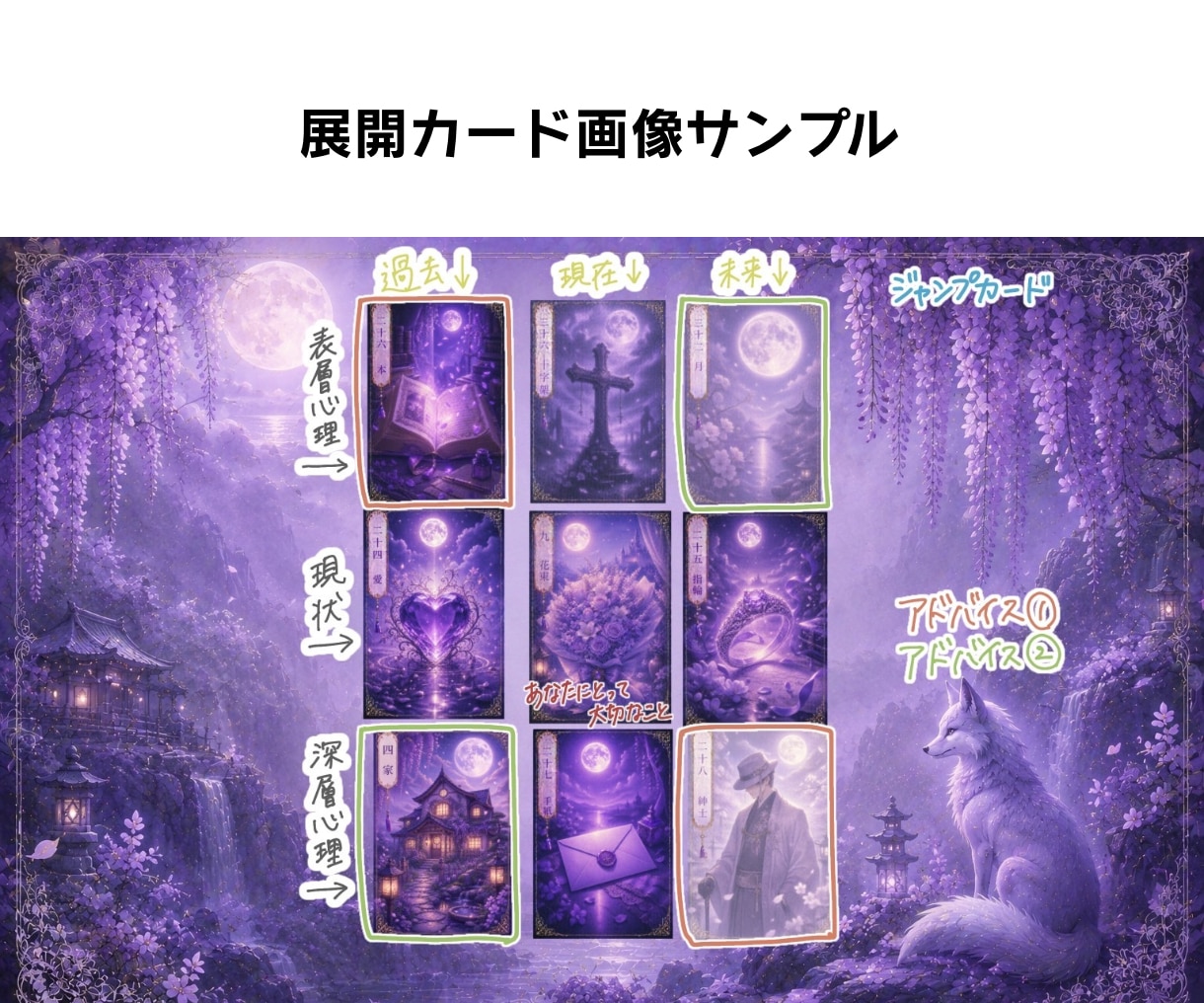 30分✨️チャットでリアルタイムに占います 【現実的＆具体的】なルノルマン✨️質問個数無制限✨️ イメージ4