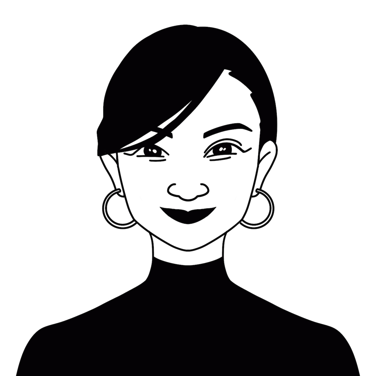 追加料金なし＊似顔絵イラスト線画制作します ビジネスからプライベートまで使いやすい イメージ3