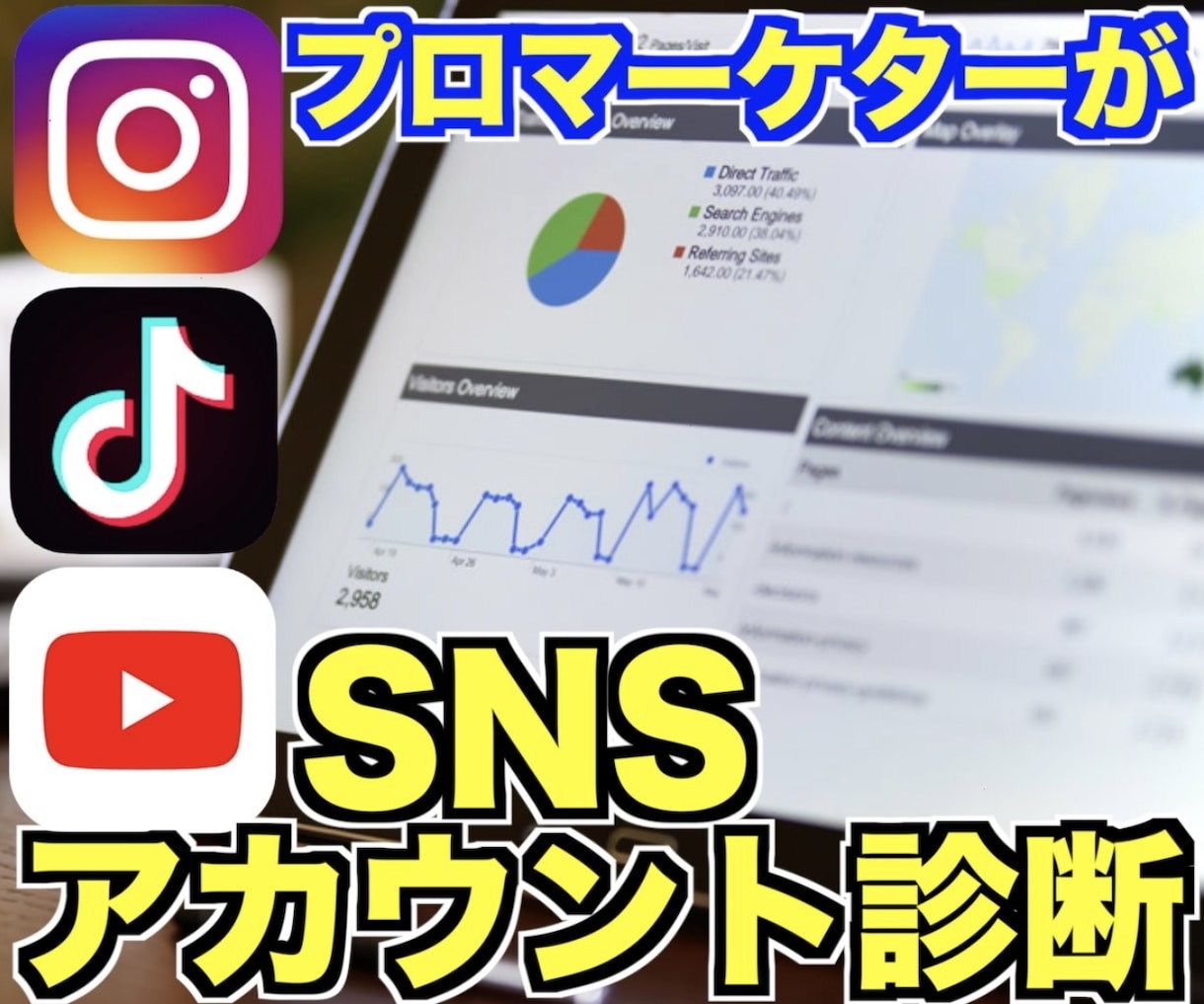 SNSのプロがインスタグラムを分析/診断します SNSで悩んでいるあなたへ即使える知識をアドバイス！ イメージ1