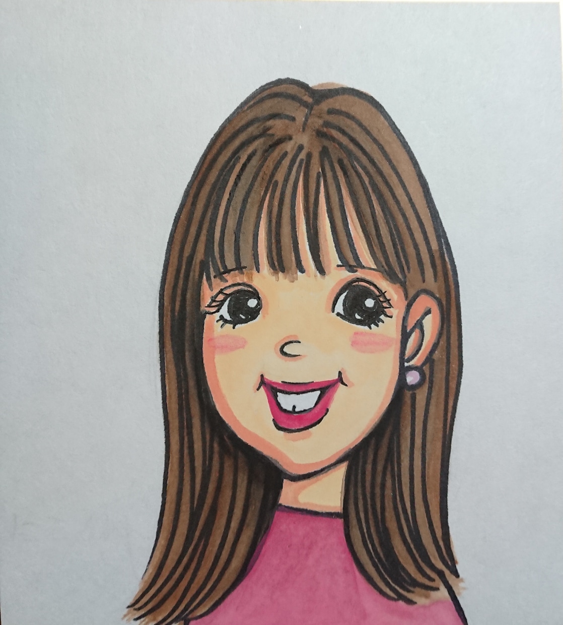 可愛いミニ似顔絵描きます 自分らしいアイコンや名刺をお考えの方に。 イメージ3