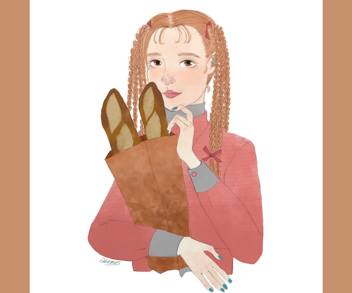 オシャレであなただけの素敵なイラスト描きます SNS、ブログ、挿絵など用途に合わせたオリジナルイラスト イメージ2