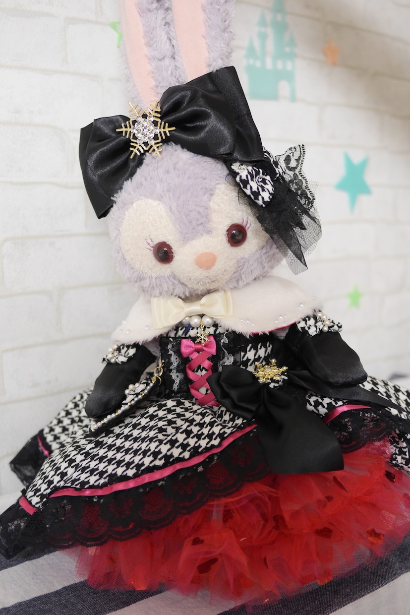 ぬいぐるみ用の本格ドレス・装飾衣装を作ります ライブや舞台の世界観を再現！レース贅沢仕立ての本格衣装 イメージ7