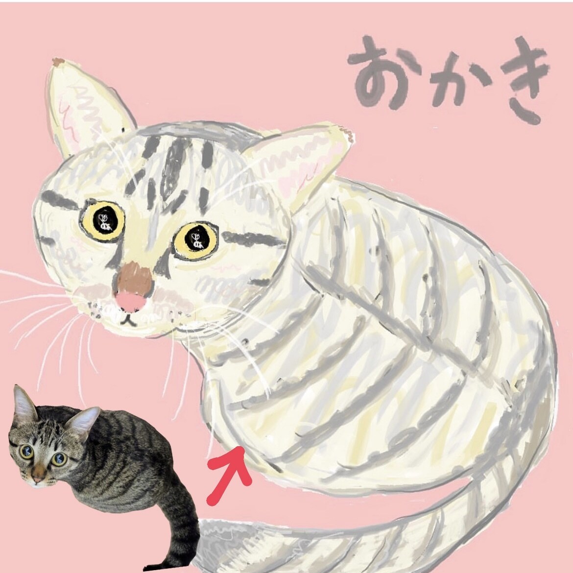 あなたのペットをイラストギフトにします オリジナルの可愛い雰囲気でお作りします(^^)♪ イメージ9