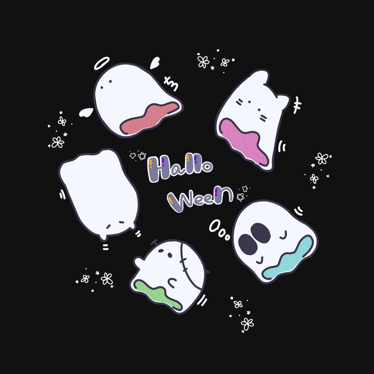 シンプルちまっとしたゆるかわいいイラスト描きます ちまっとゆるかわいいをお届けします イメージ4