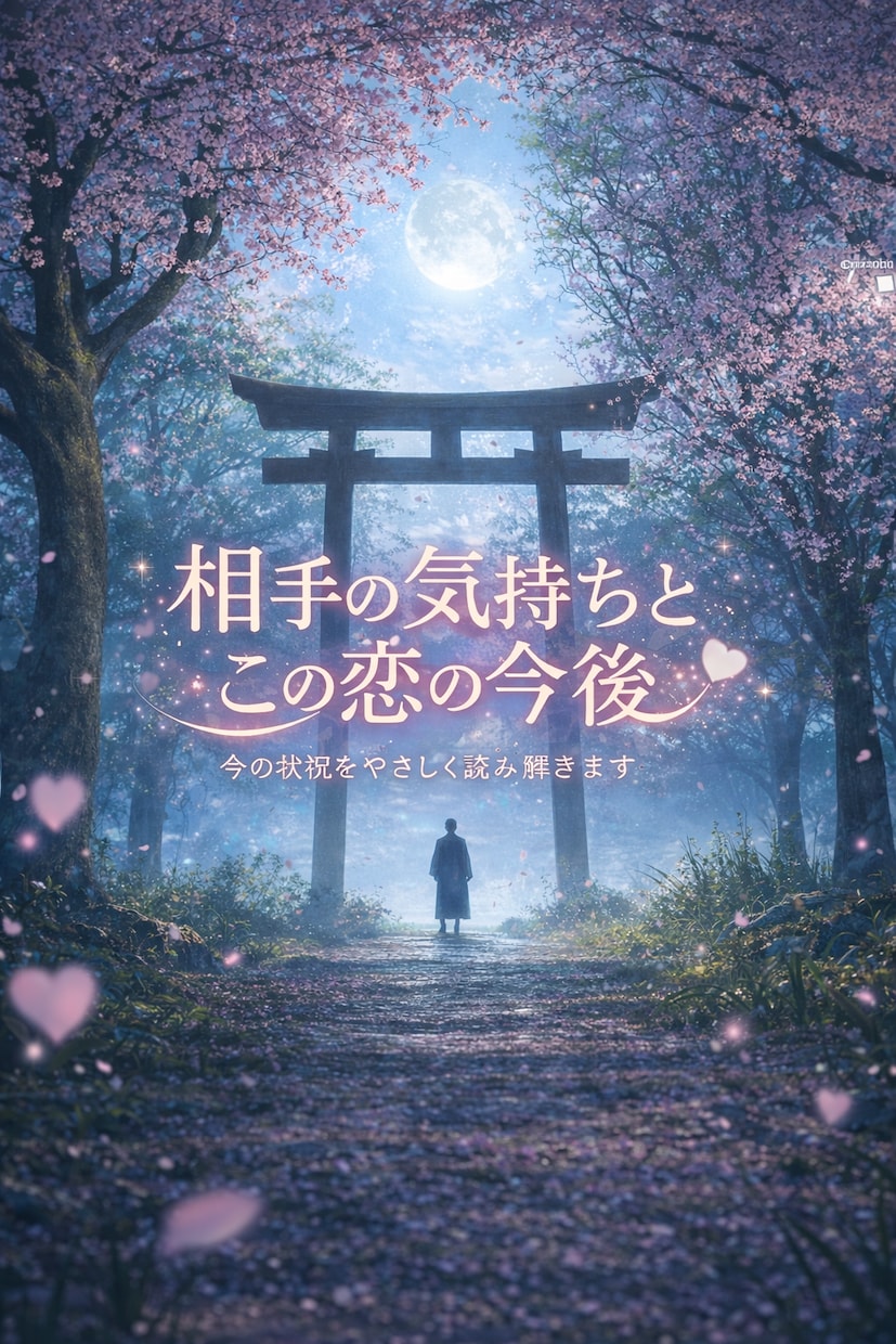 相手の気持ちと今の恋の状況をやさしく読み解きます 不安な気持ちに寄り添い、今の恋をやさしく整理します イメージ1