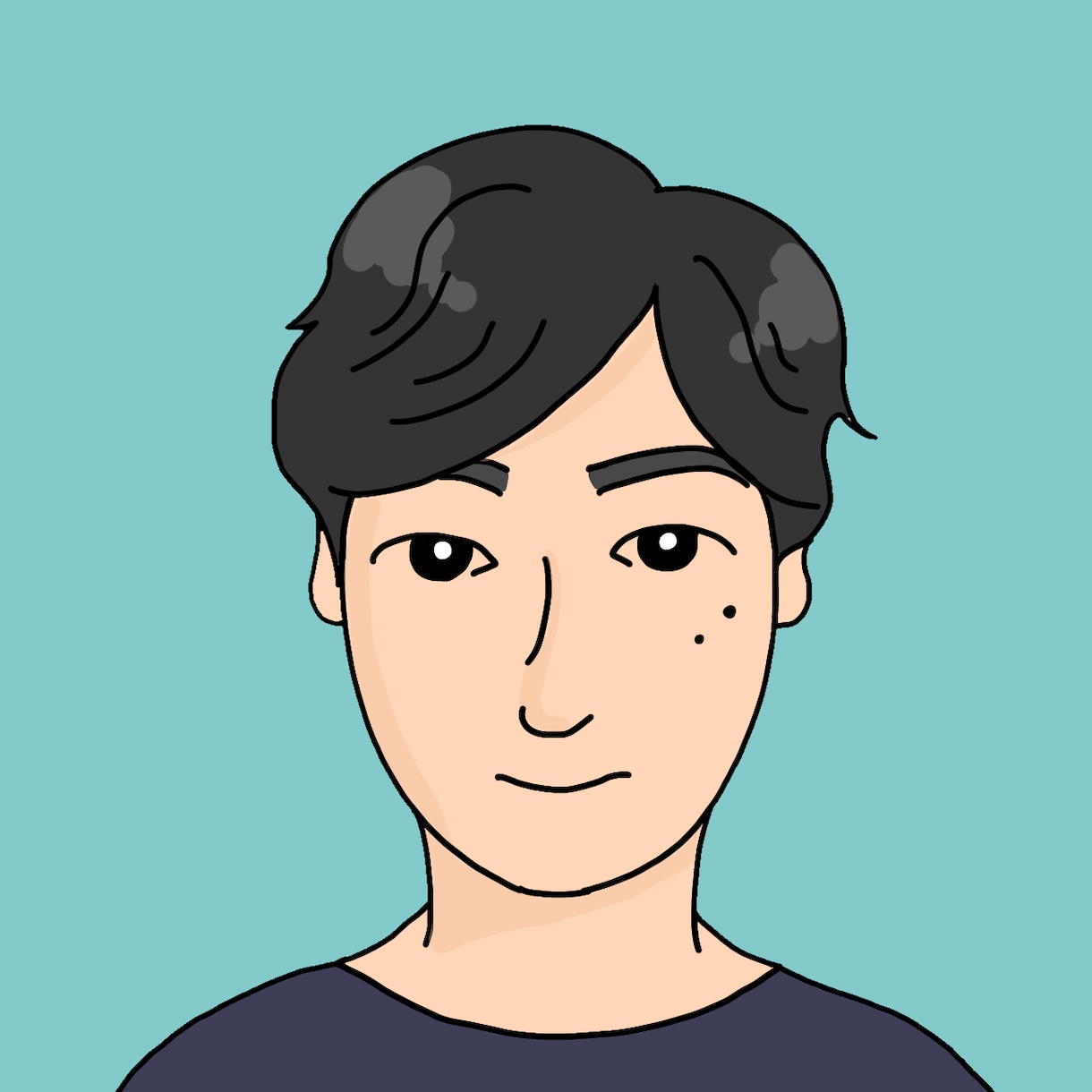 アイコン等に！お顔の似顔絵やイラストゆるく描きます snsアイコン、名刺、プレゼントに！男性も女性もゆるカワに！ イメージ4