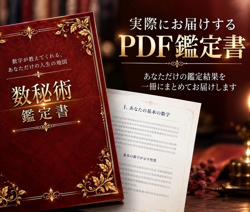 数秘術であなたの本質と運命を読み解きます 生まれ持った才能・強み、人生を動かす転機と未来を読み解きます イメージ4