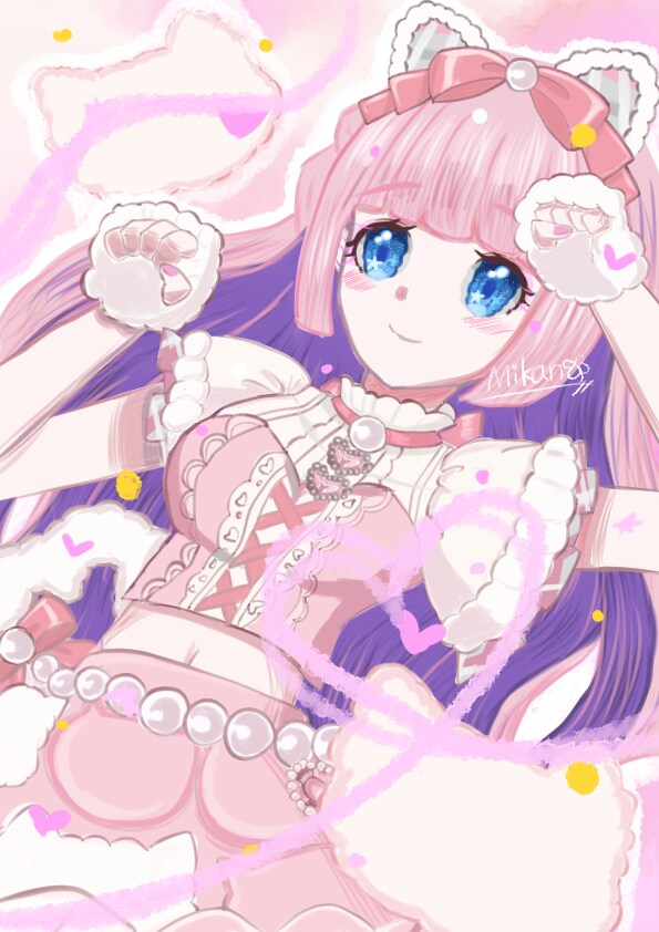 かわいい女の子のイラスト描きます 優しい雰囲気の女の子のイラストが必要な方へ イメージ3