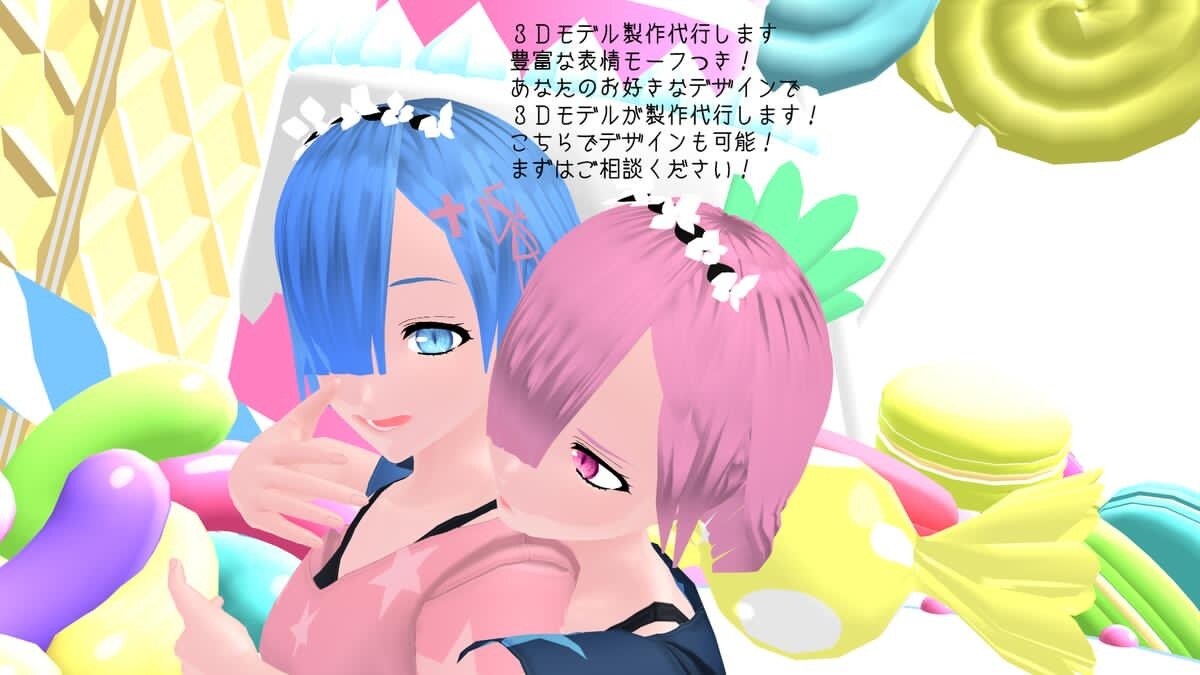 mmdキャラクター作ります 表情も豊富におつけします踊らせましょう イメージ6