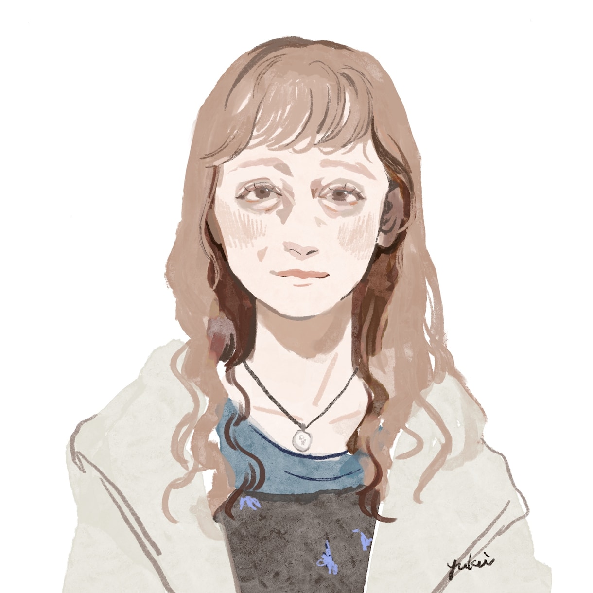 SNS等用の似顔絵制作します ご自身、またはパートナー、ペットとの絵が欲しい方へ イメージ2
