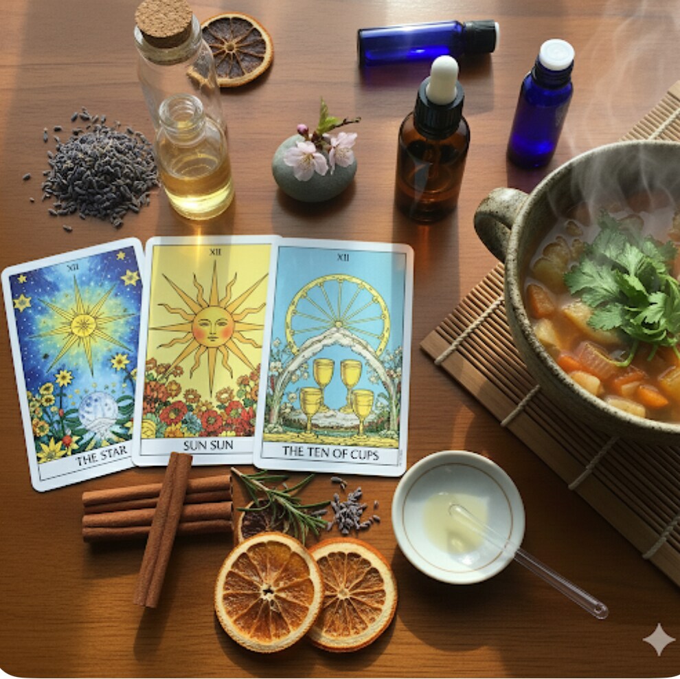 タロット診断であなた専用の養生プランを作成します なんとなく不調なあなたへ。食事と香りで整えるパーソナル処方箋 イメージ1