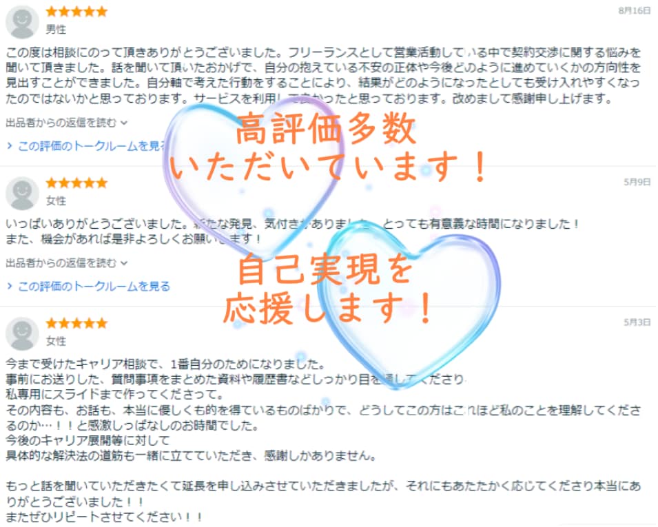 現役キャリコンと採用面接特訓!自己実現を応援します あなたの魅力や強みを伝え、内定を勝ち取る準備を整えましょう♪ イメージ10