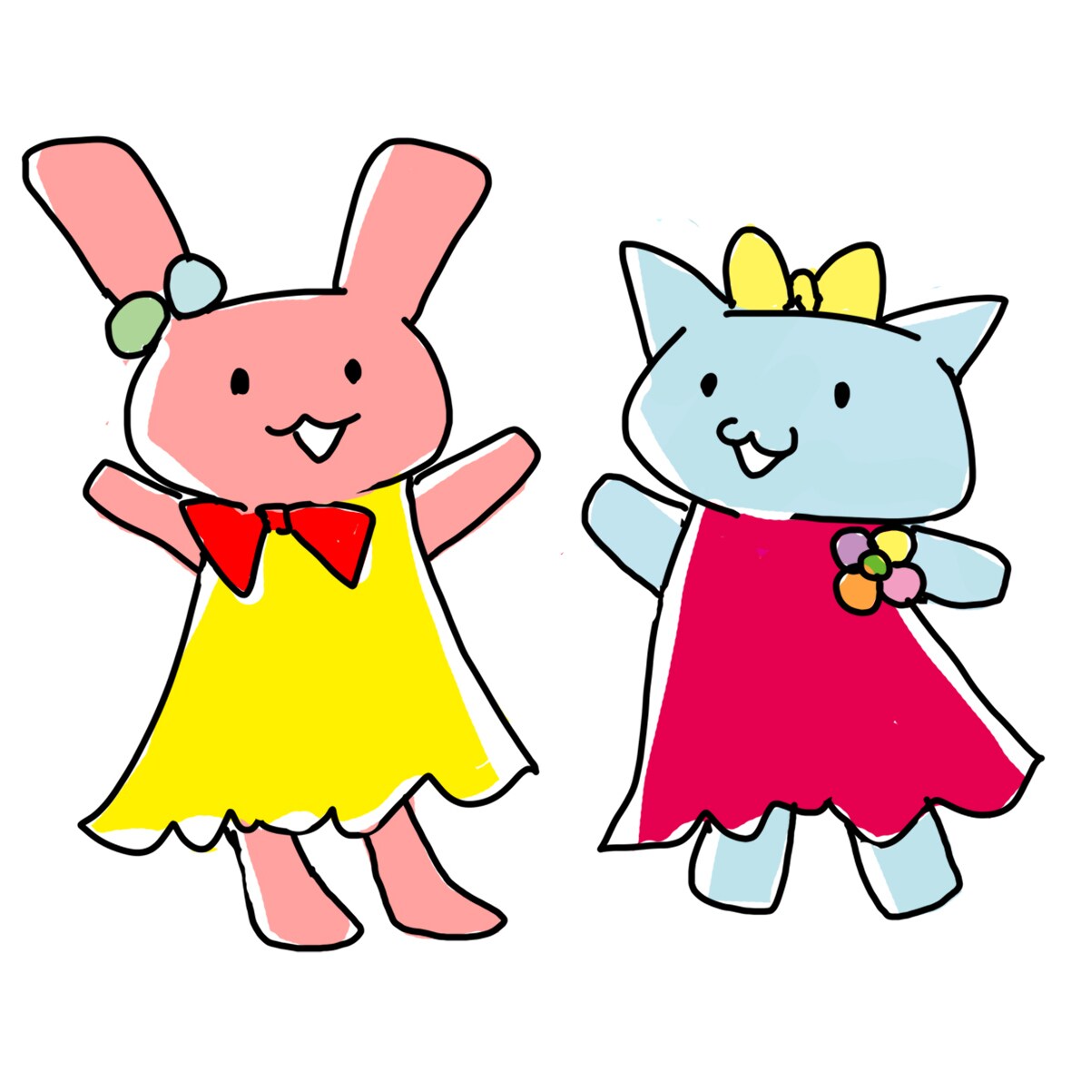 アイコンなどに使えるイラスト描きます SNSなどに使っていただけるゆるいキャラクター イメージ1