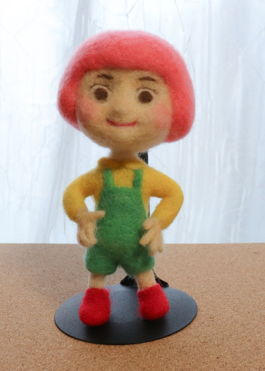 オリジナルの人形を羊毛フェルトで作ります 自由にポーズが変えられる人形です(基本15cmまで） イメージ7