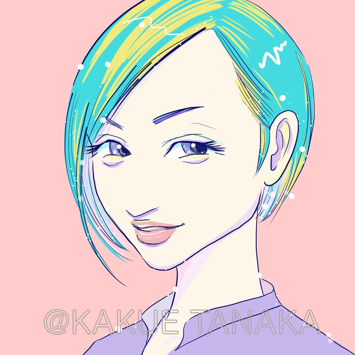 似てる！で盛り上がる！デジタル似顔絵お絵描きします おしゃれカラーでアイコンもセンスアップ！ イメージ2