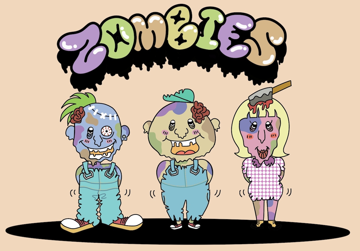 POPでCUTEなキャラクターイラストを作成します グッズなどに合わせて文字入れも可能です。 イメージ6