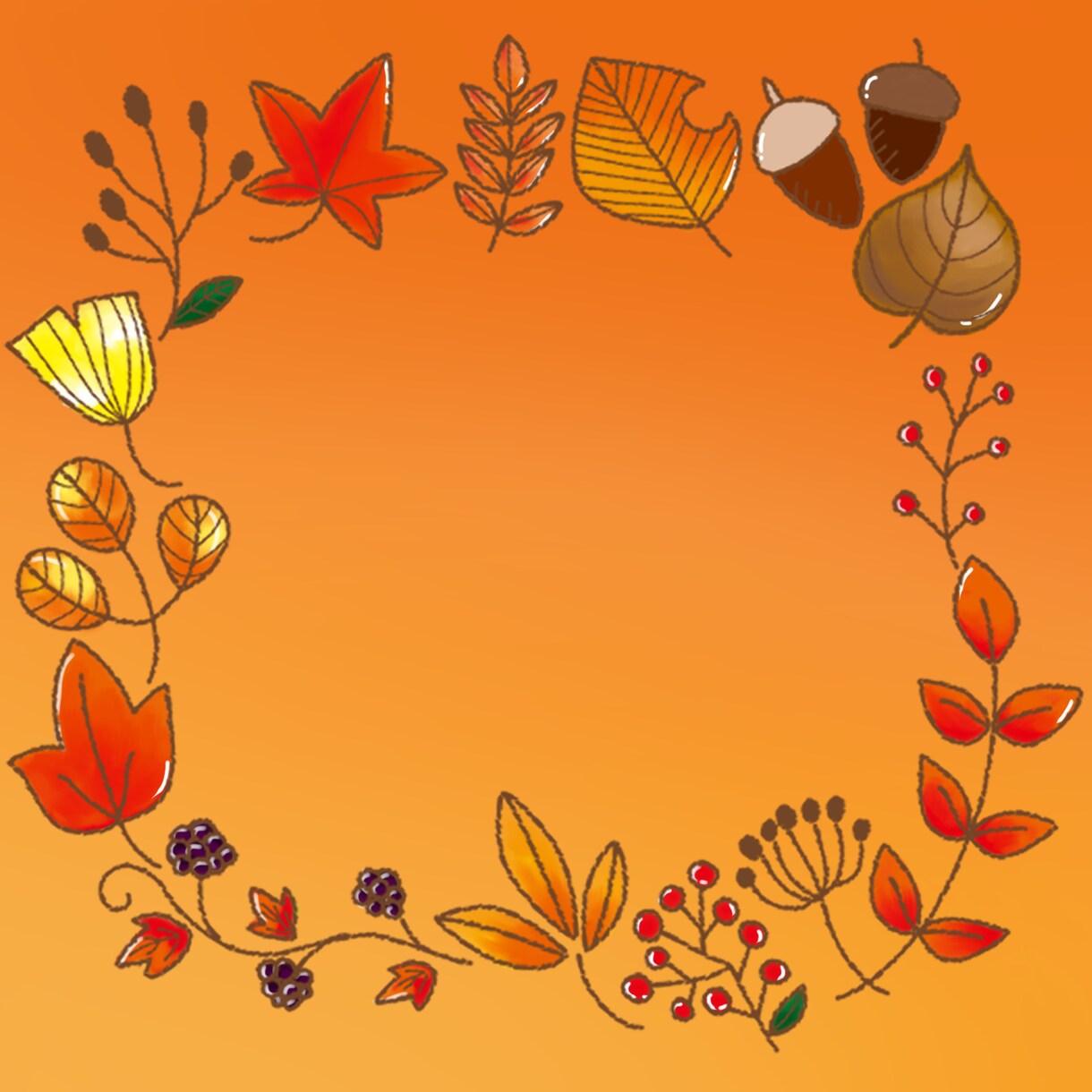 とっーーーても可愛い｢秋フレーム｣つくります ～色の魔術師がひと足先に秋をお届けします～ イメージ1
