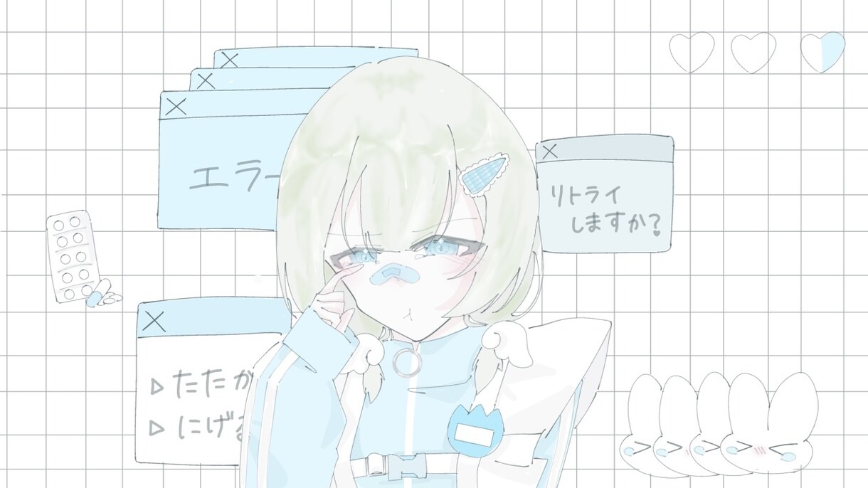 かわいい女の子メインで描いてます 可愛い系や病み系、サブカル系が得意です！ご依頼受付中です！ イメージ1