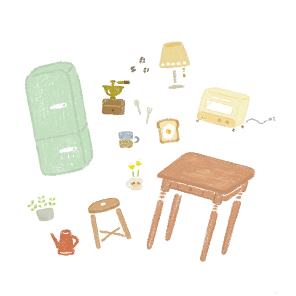 ほんわか優しいイラスト描きます ご使用用途・目的に合わせて、手描き風のイラストを描きます♪ イメージ5