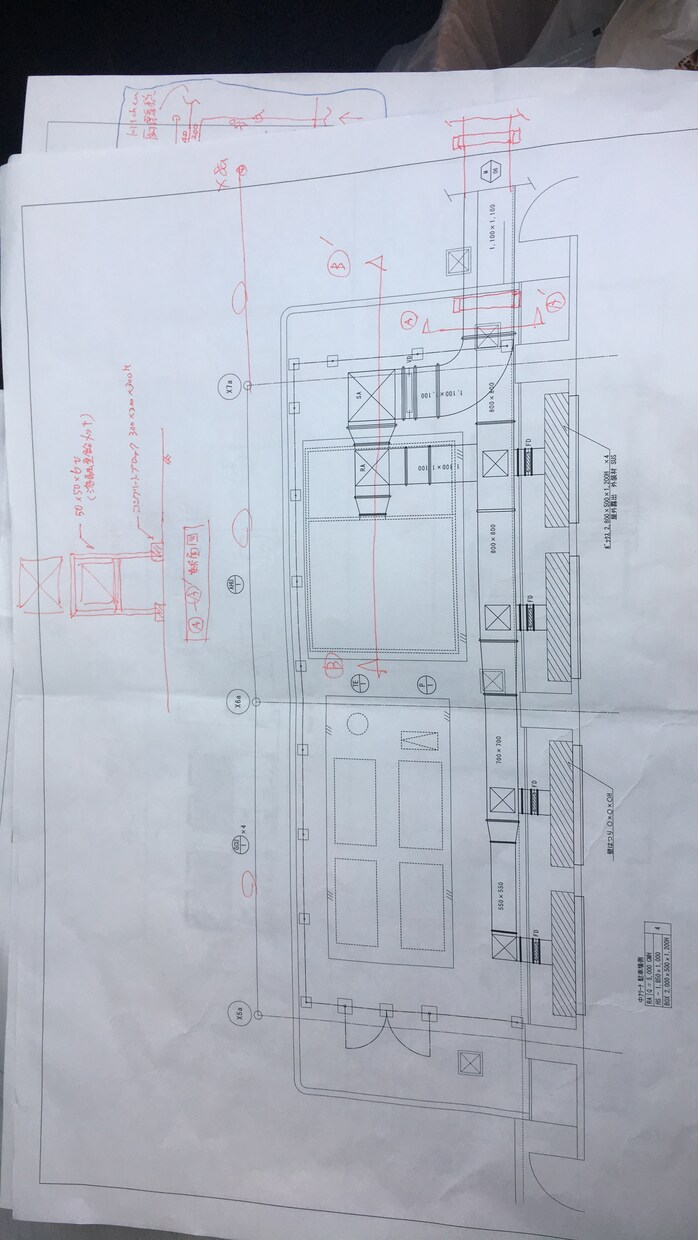 紙図面をJWCADなどのCAD図面にします 建築設備設計の図面を得意とする設備設計一級建築士です。 イメージ4