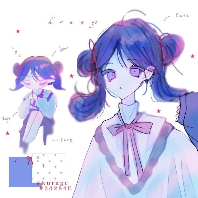 1枚絵描きます デフォルメ、等身、1枚絵制作します。 イメージ4