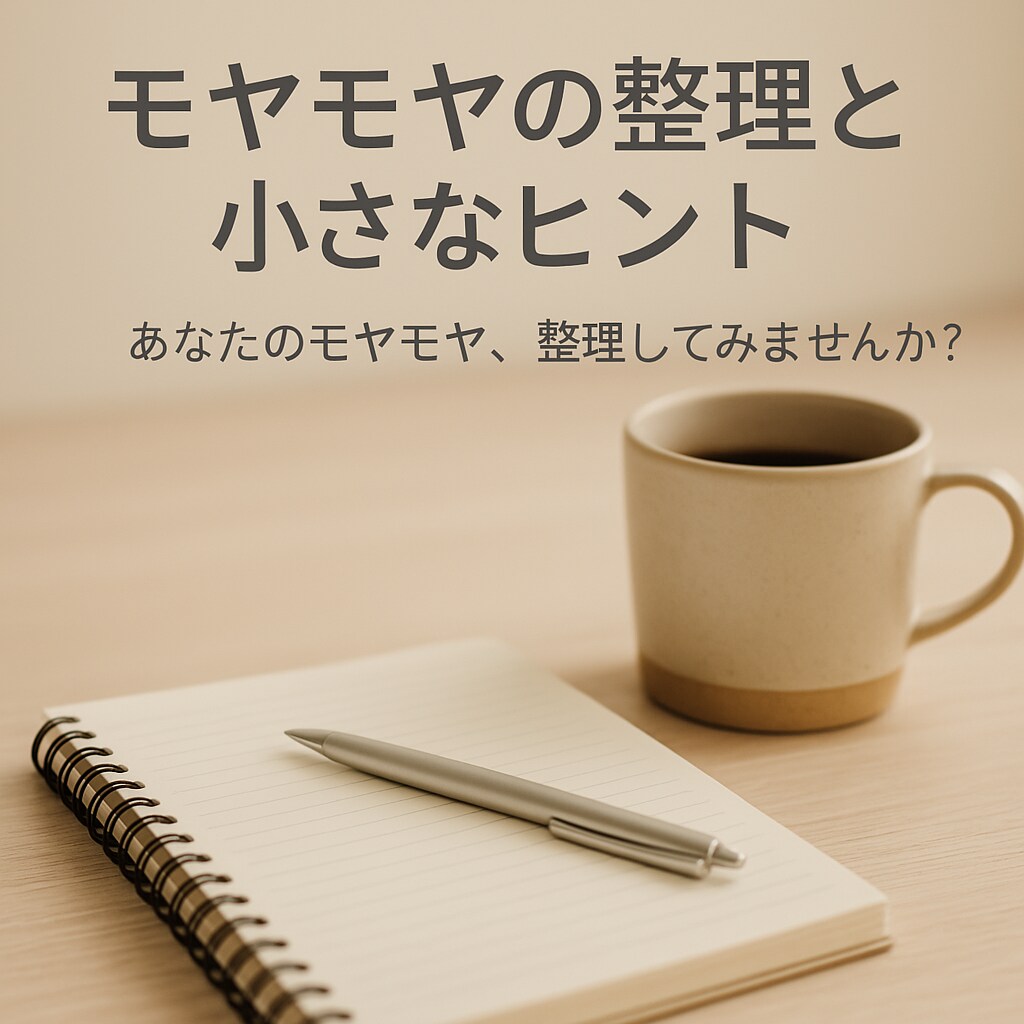 モヤモヤの整理と小さな気づきをお届けします あなたのモヤモヤ、整理してみませんか？ イメージ1